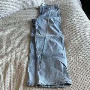 VERVET BY FLYING MONKEY Light Wash Wide Leg Jeans